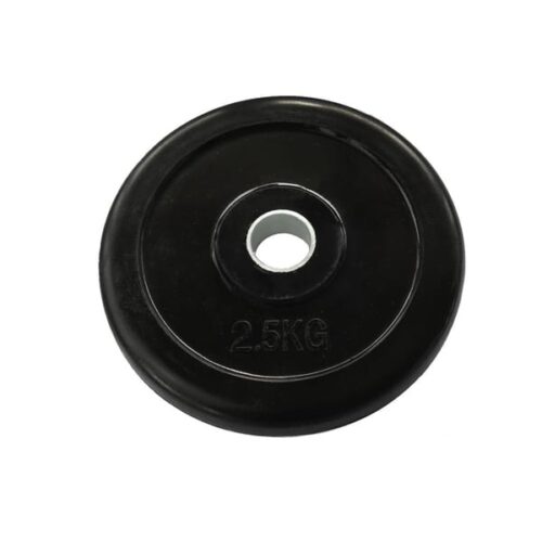 Welfit Δίσκος Λάστιχο 2.5kg Φ.28 με μεταλλικό δακτυλίδι EF2485R