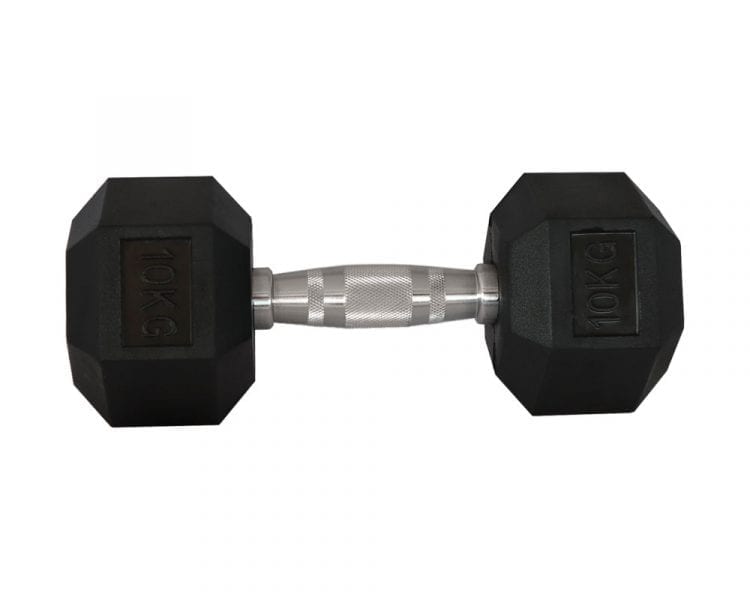 Επαγγελματικός Εξάγωνος Αλτήρας Λάστιχο 10kg Welfit W3141-10