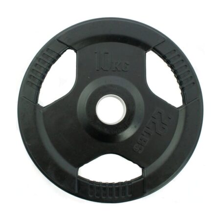 Welfit Δίσκος Λάστιχο Ολυμπιακού Τύπου με μεταλλικό δακτυλίδι 10kg ROP18-10