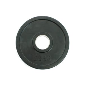 Welfit Δίσκος Λάστιχο Ολυμπιακού Τύπου με μεταλλικό δακτυλίδι 2.5kg ROP18-2.5