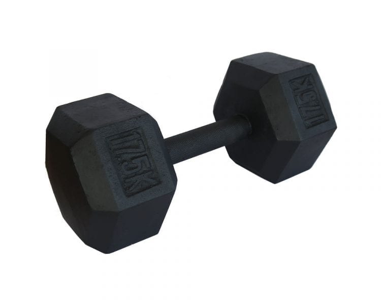 Επαγγελματικός Εξάγωνος Αλτήρας Σίδερο 17.5kg Welfit RO571-17.5