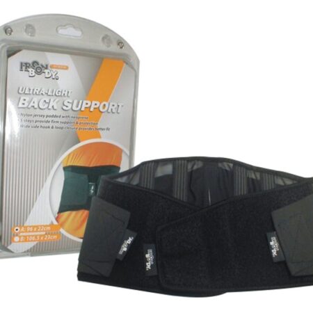 Neoprene Ζώνη στήριξης με μπανέλες Iron Body EF4809Β